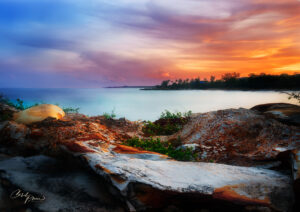 Nightcliff misty morning sunrise